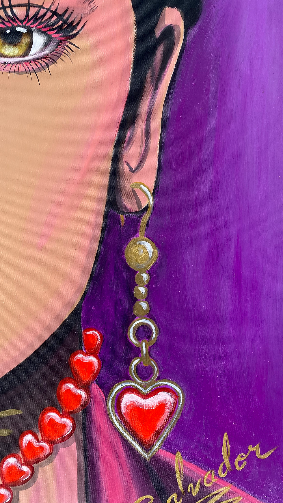Thumbnail: “Frida Catrina- Acrylic and neon on canvas - Salvador