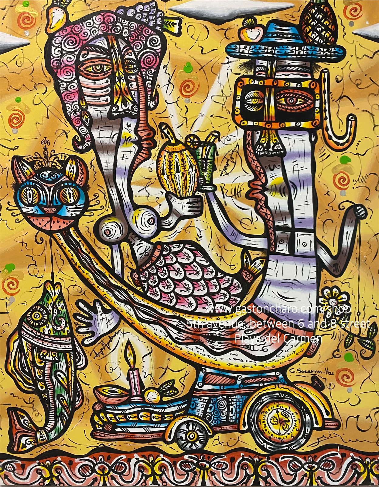 “Composición pareja en Playa” - G. Socarras