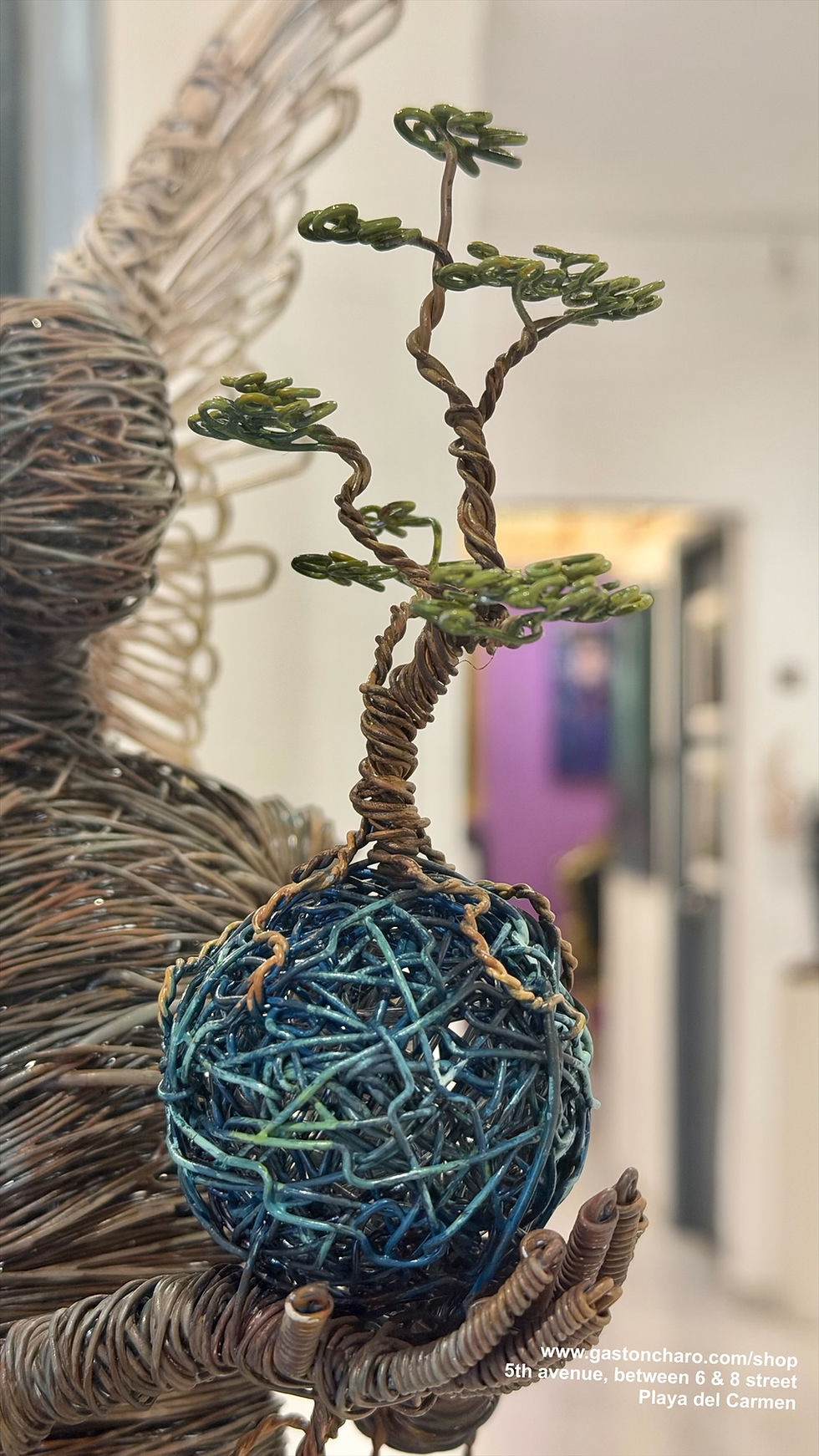 Miniatura: "Guardián de la semilla” - wire sculptures / O. Rivera