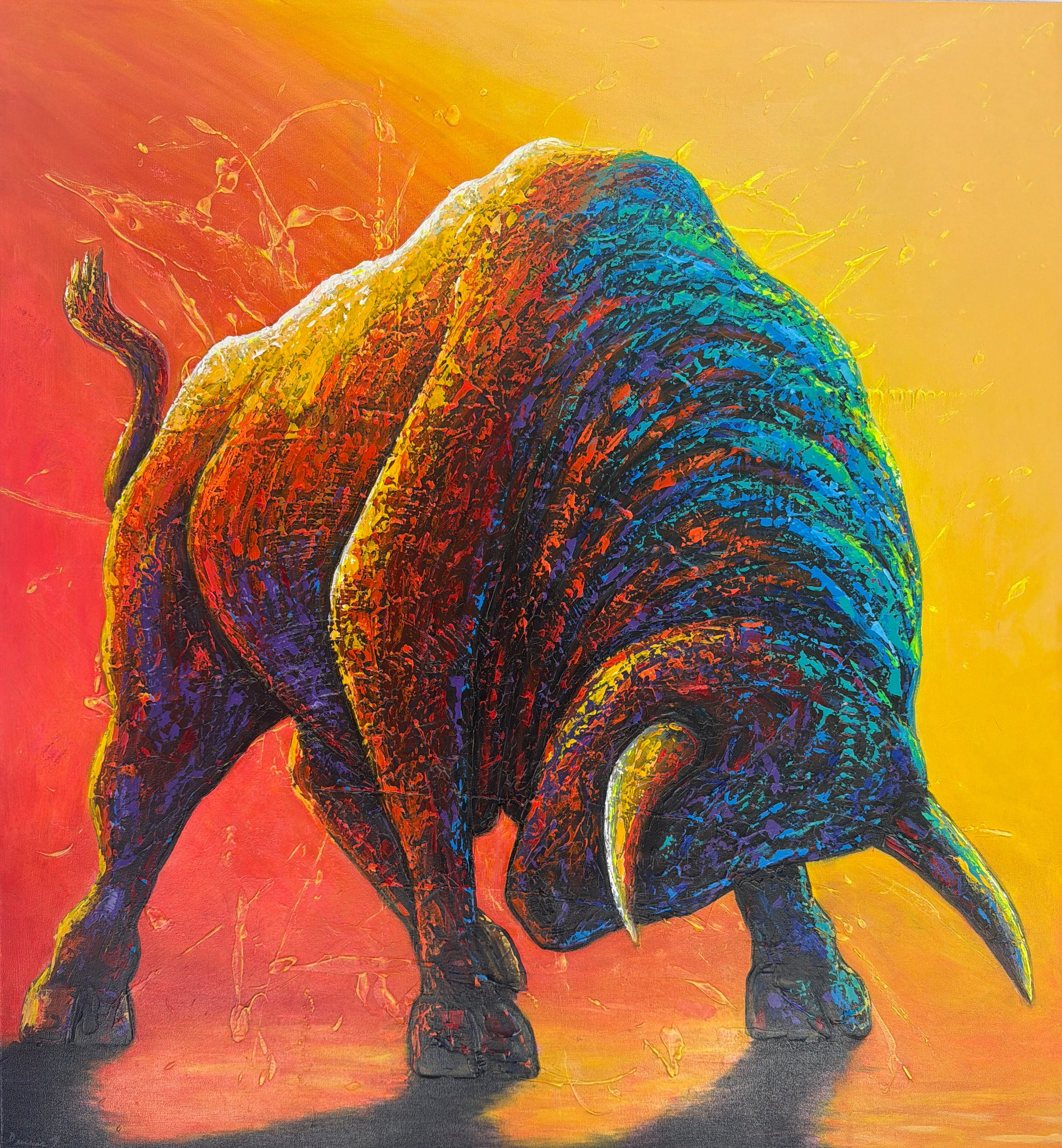 "Toro”-Acrylic on canvas - D. Granados 