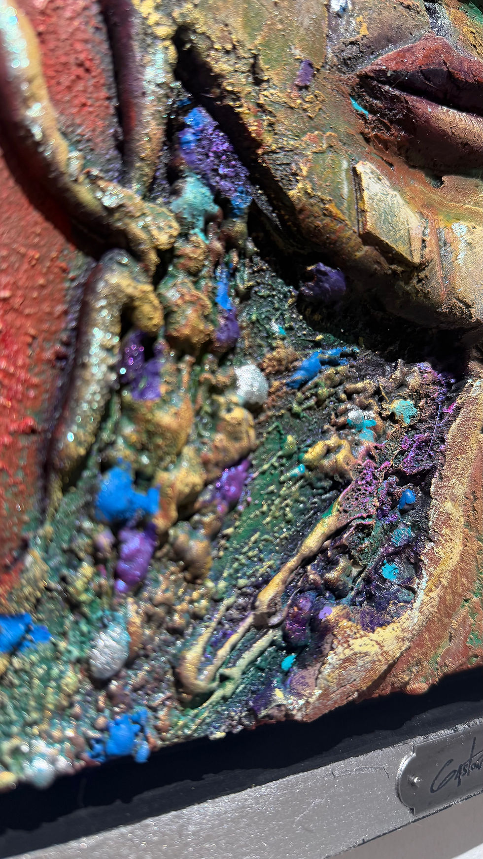 Miniatura: ” -High relief on wood - Gastón Charó