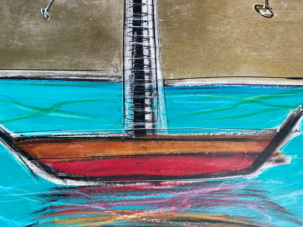 Thumbnail: “Anclado en clasa” - Original painting - Gastón Charó 