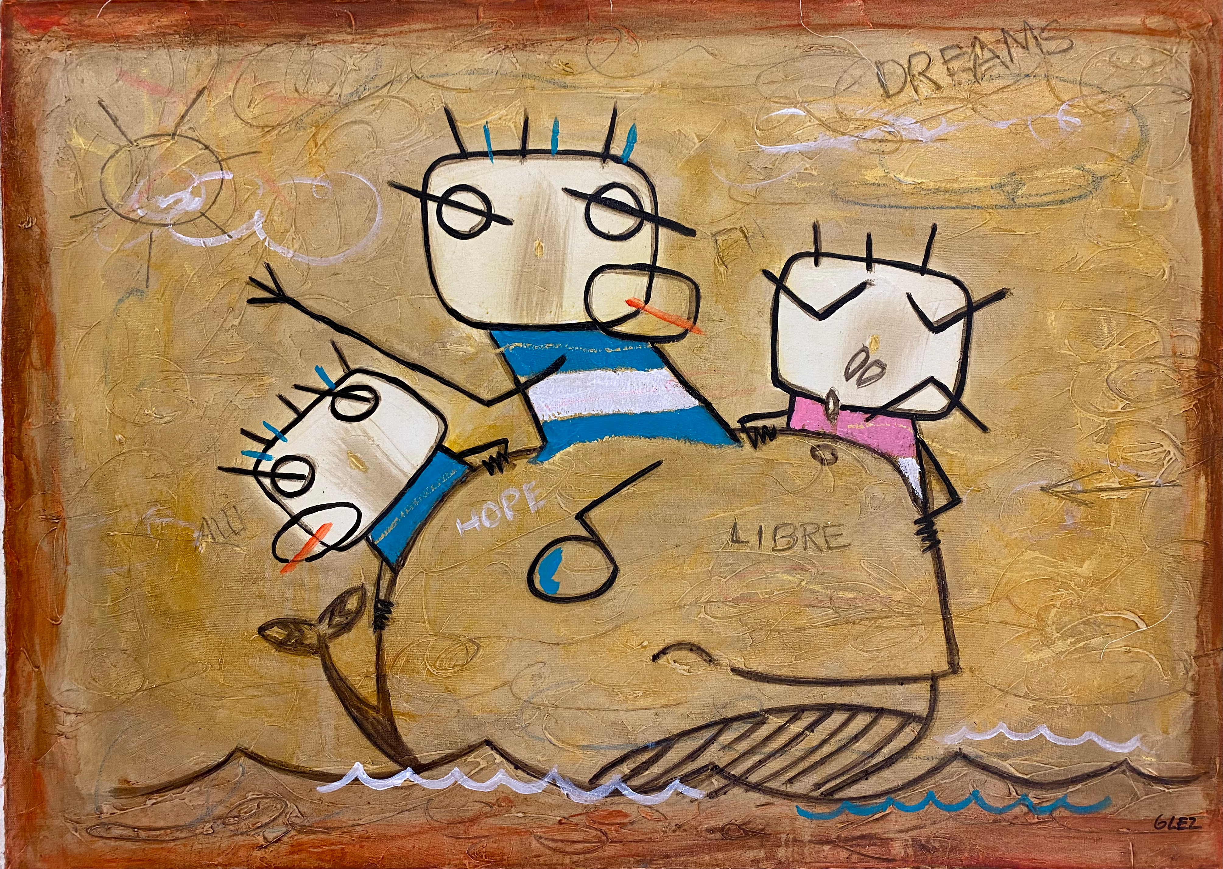 “Free willy” - Naif Art - Y. González