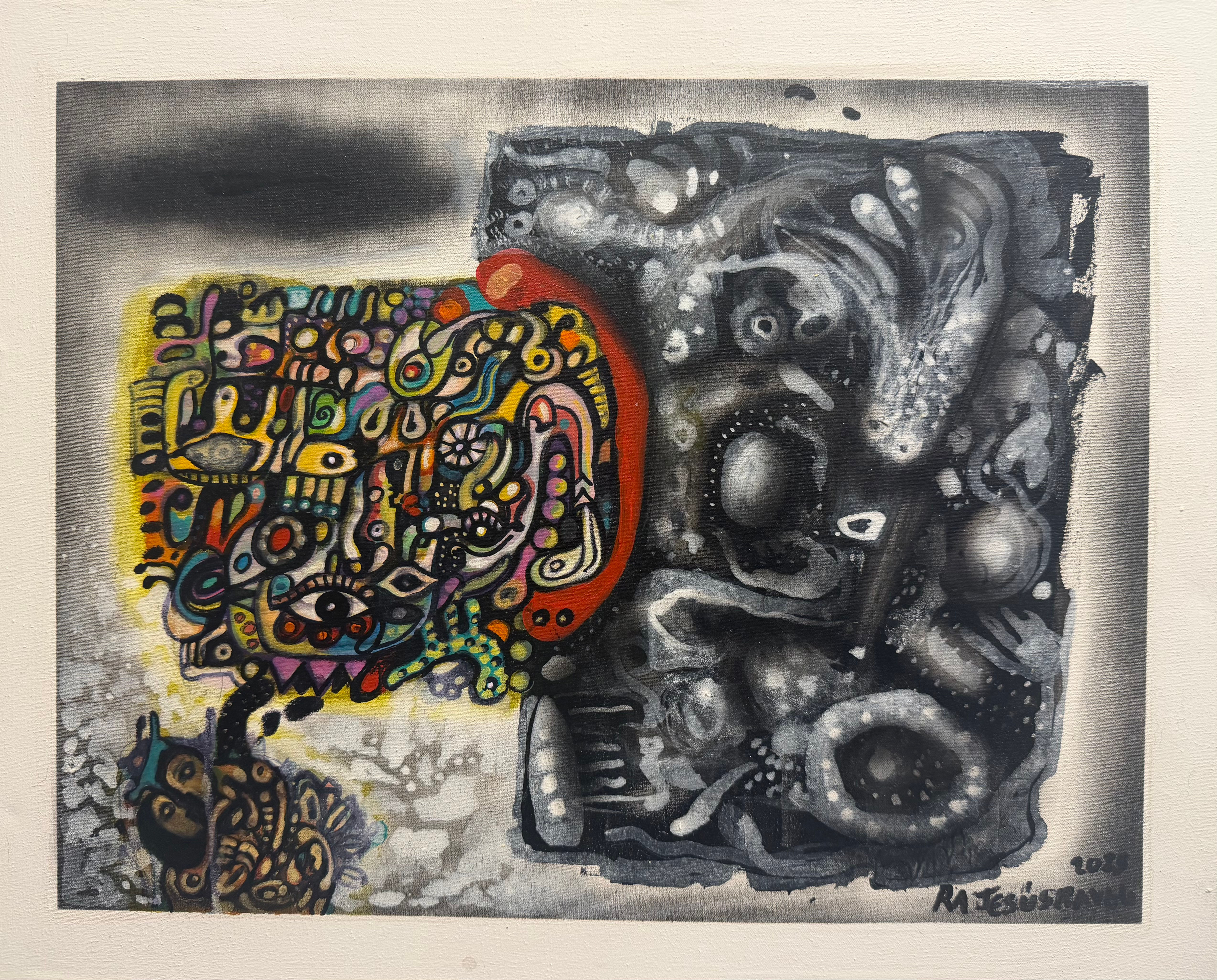 "" - Mix media on canvas - Ravelo