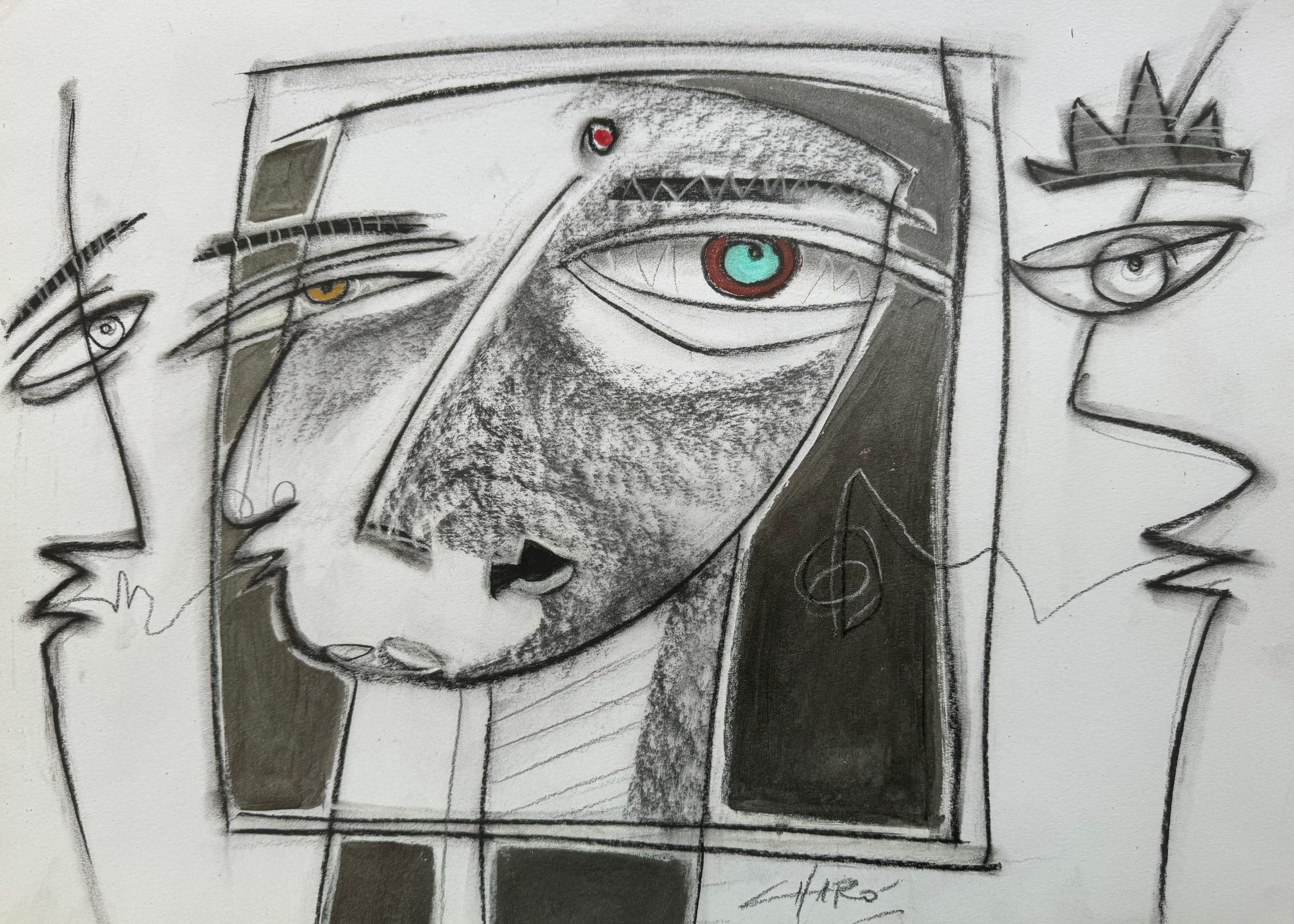 “SC MAY 8” - Silver leaf - Gastón Charó 