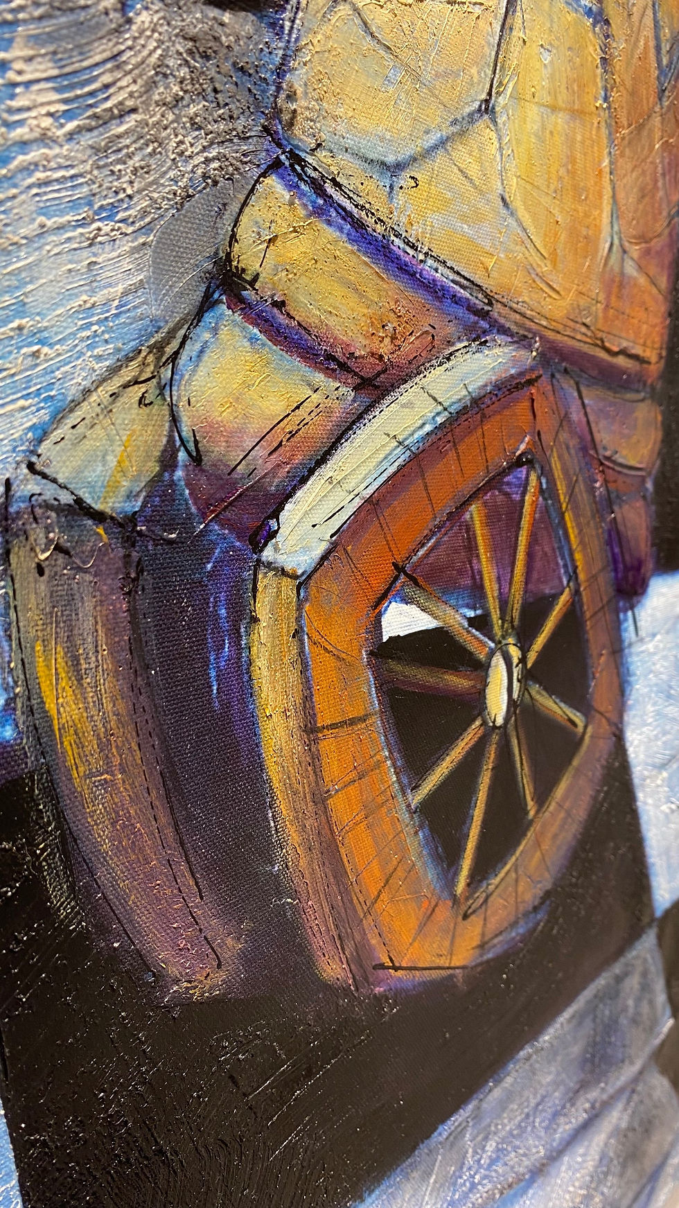 Miniatura: High Quality Print on canvas -“Con los pies en la tierra…" - Gastón Charó