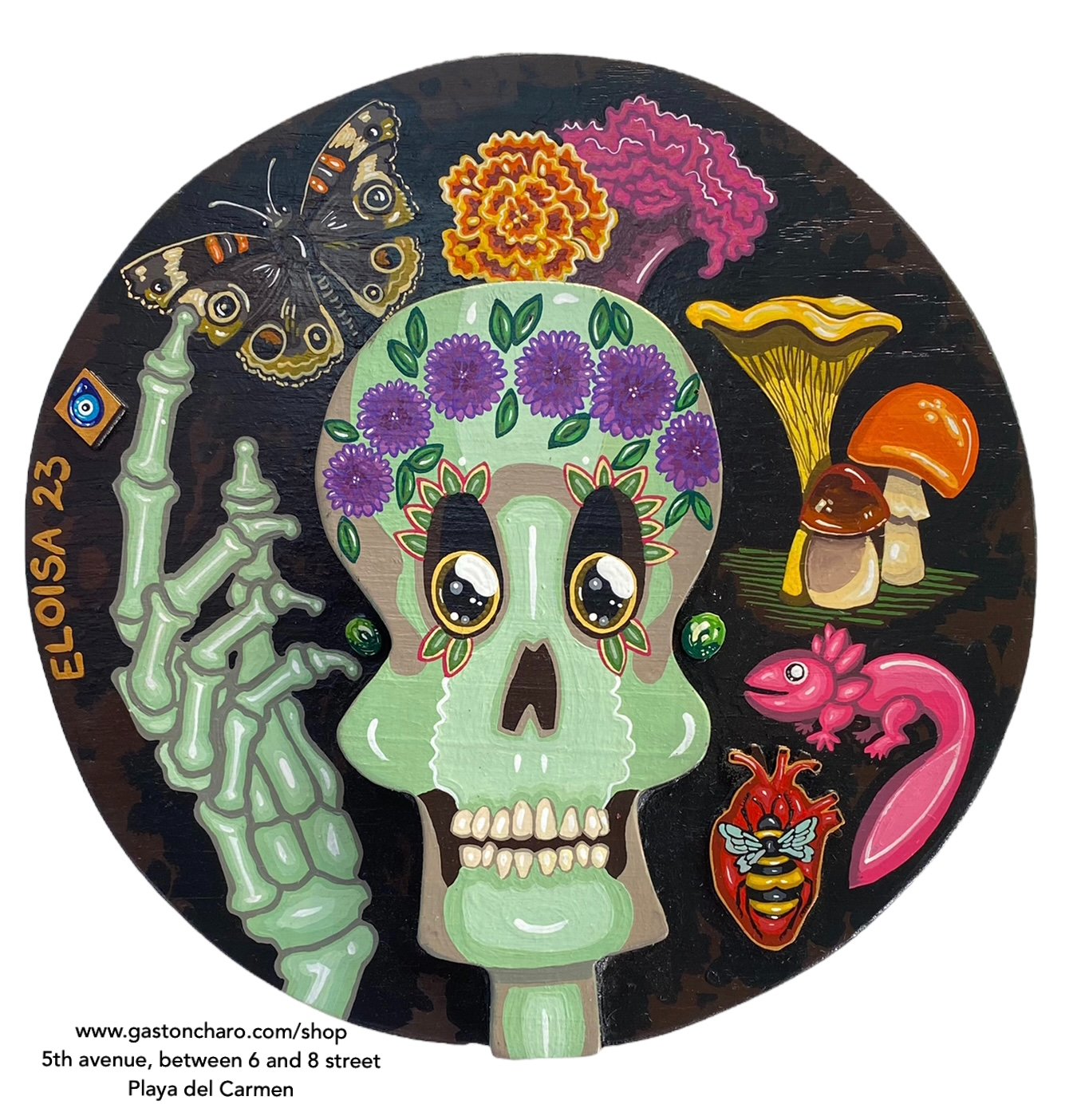 “Mariposa" - Wooden Art - E. Cortes