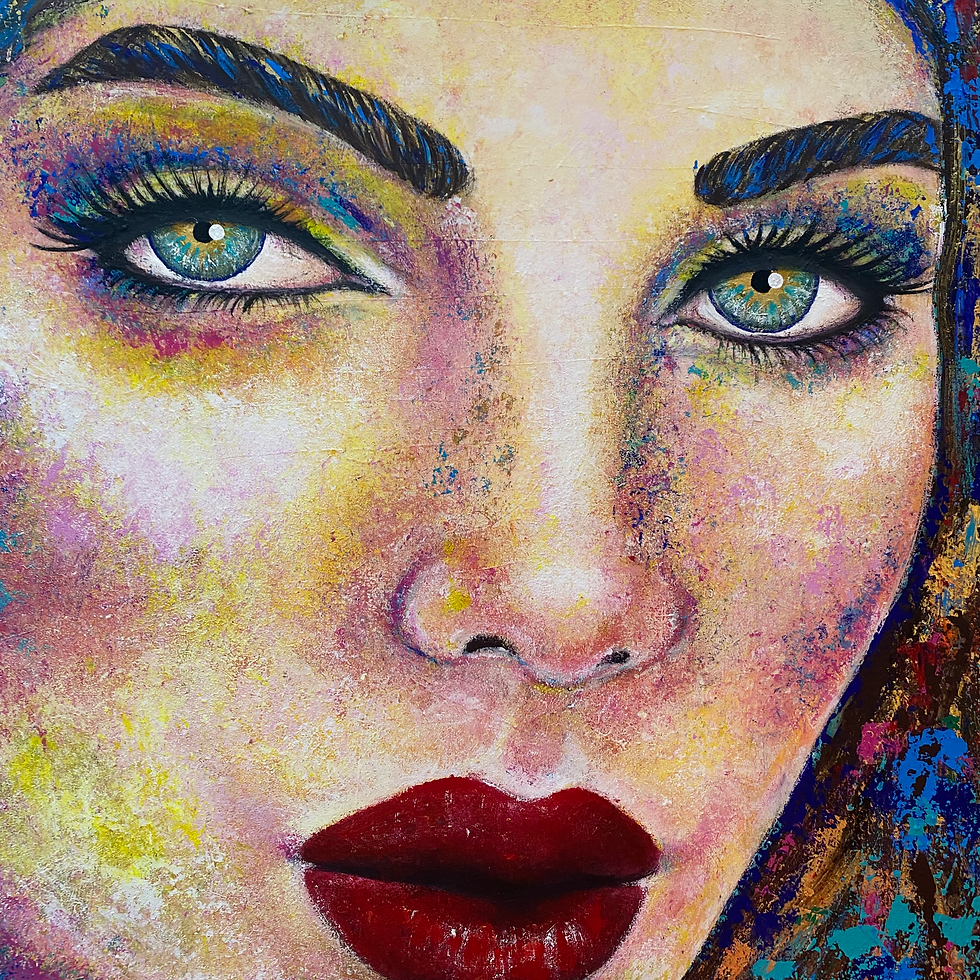 Miniatura: "Es hoy, veo mi objetivo”- Acrylic on canvas - L. Morales