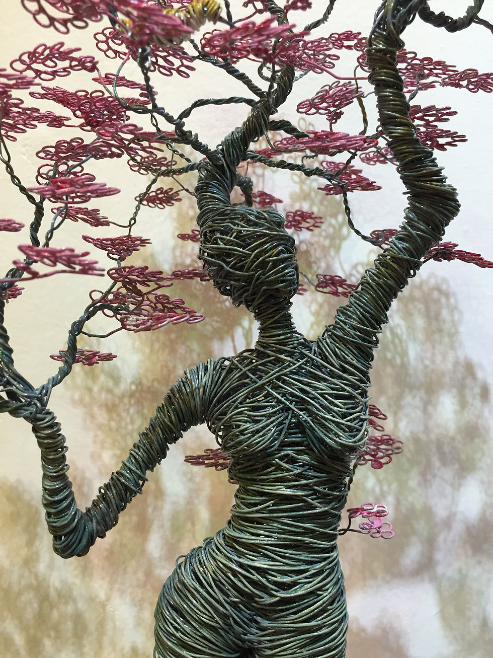 Miniatura: "Cerezo Encantado" Wire Sculpture - O. Rivera