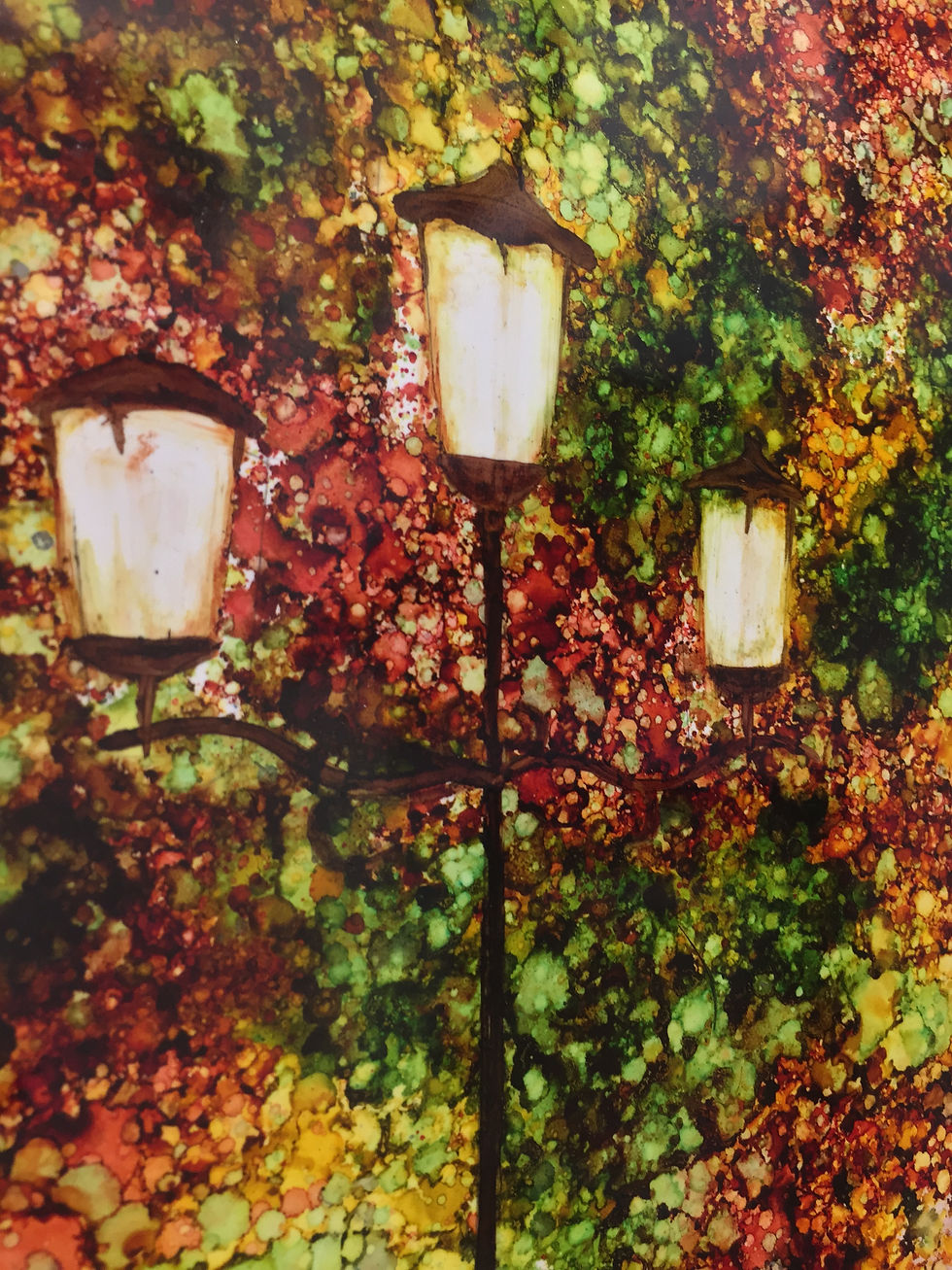 Thumbnail: "Love" - M.Pat /Original Painting on paper