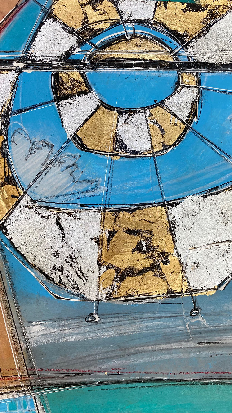 Miniatura: “Fluyendo con el viento” - Original painting - Gastón Charó 