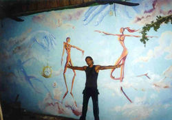 Mural "Los titeres del tiempo"