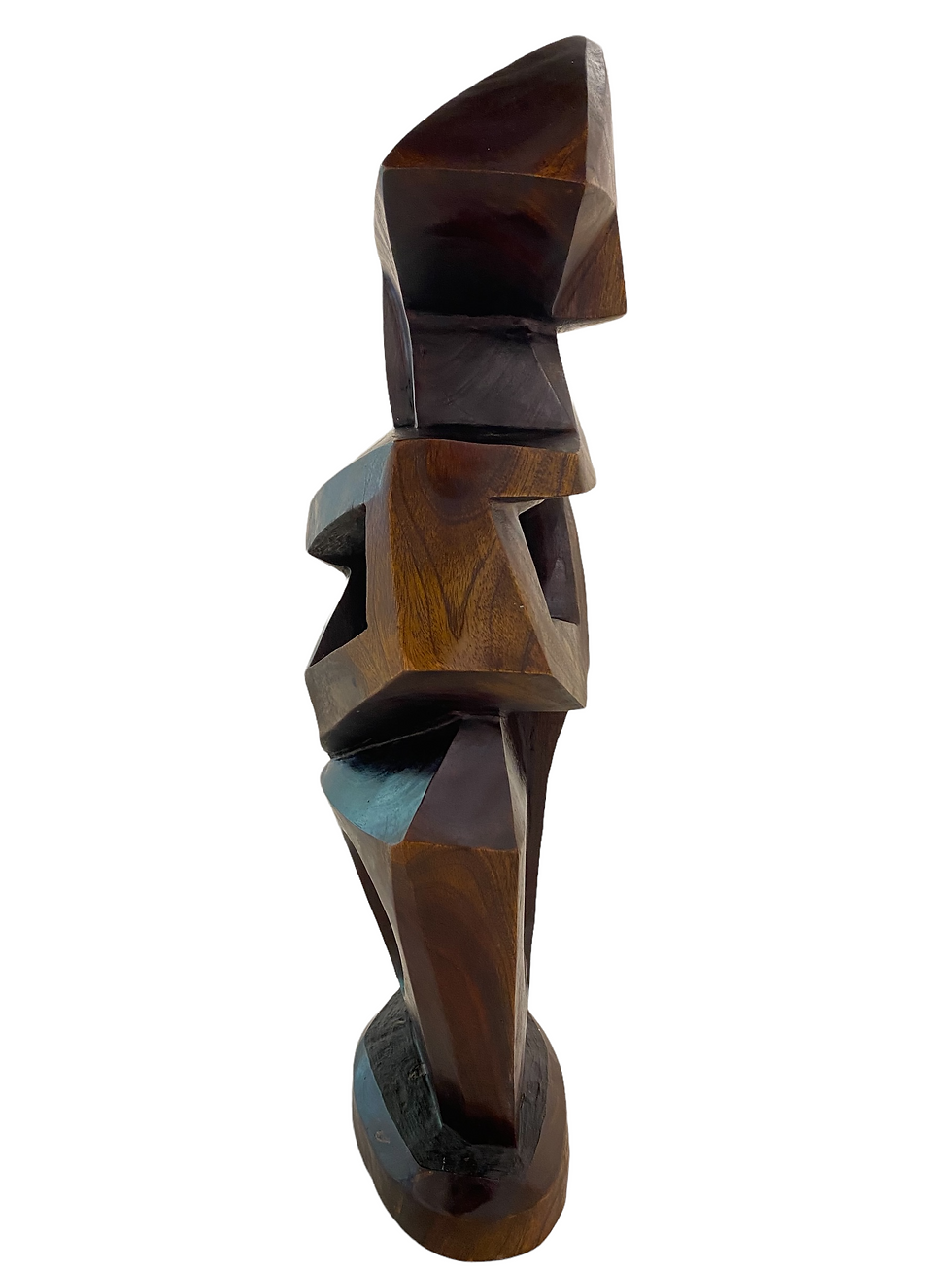 Miniatura: “Abstract Man" -Mahogany Sculpture -  Gastón Charó 