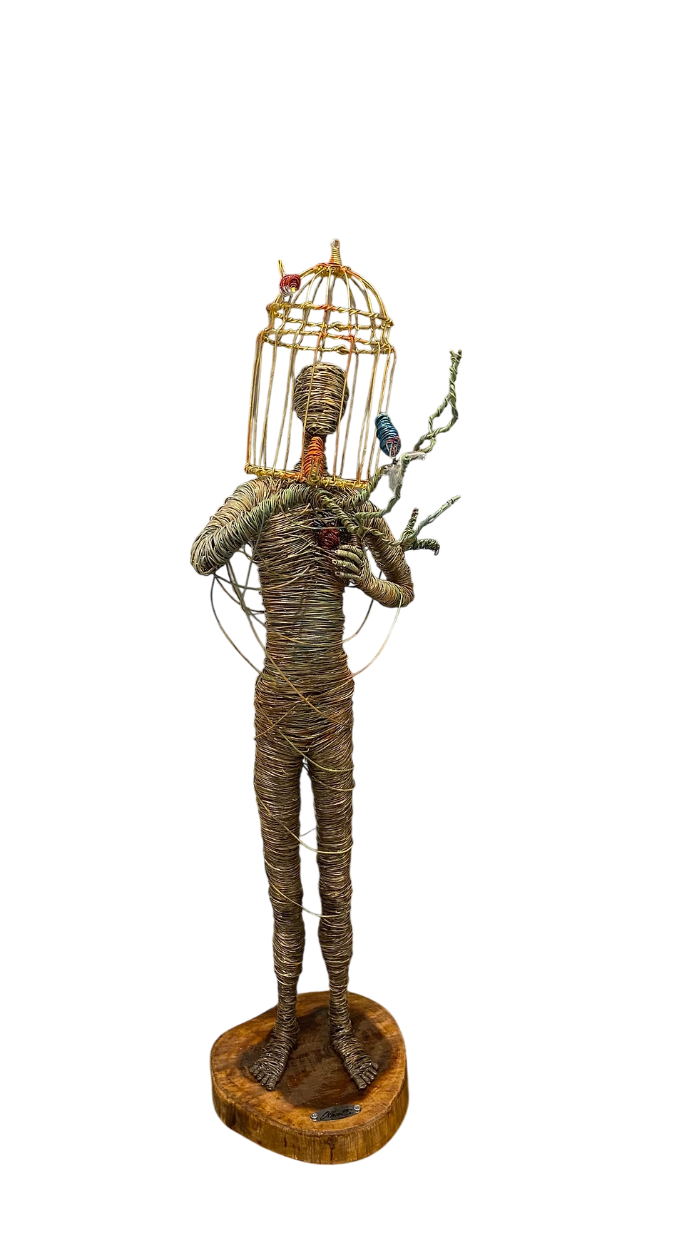 Miniatura: “El prisionero soñador” - wire sculptures / O. Rivera