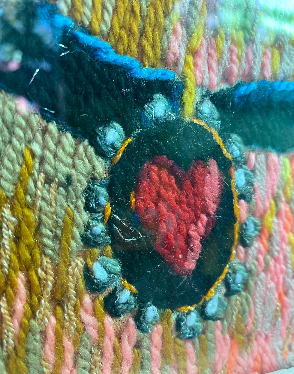 Miniatura: “FK y flores”- Hand Embroidery - F. Rodriguez