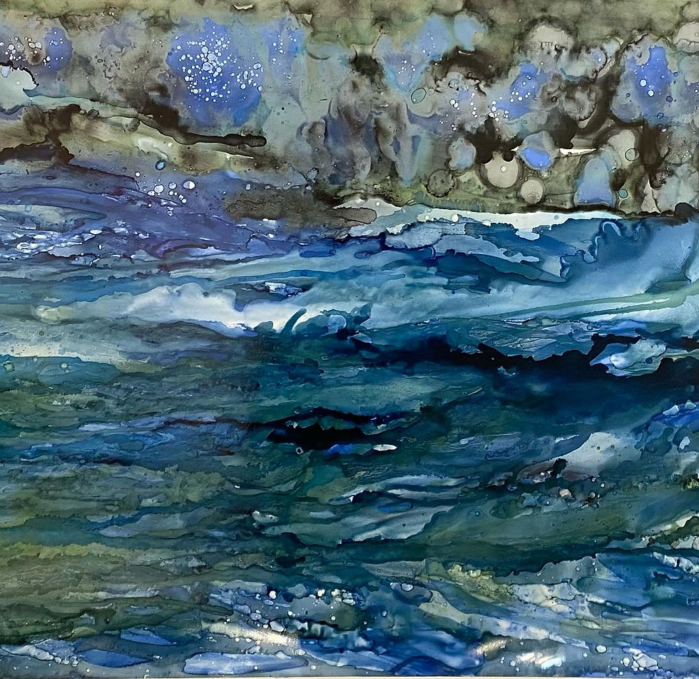 Miniatura: “Caribeño soy ” - M.Pat /Original Painting on pvc paper