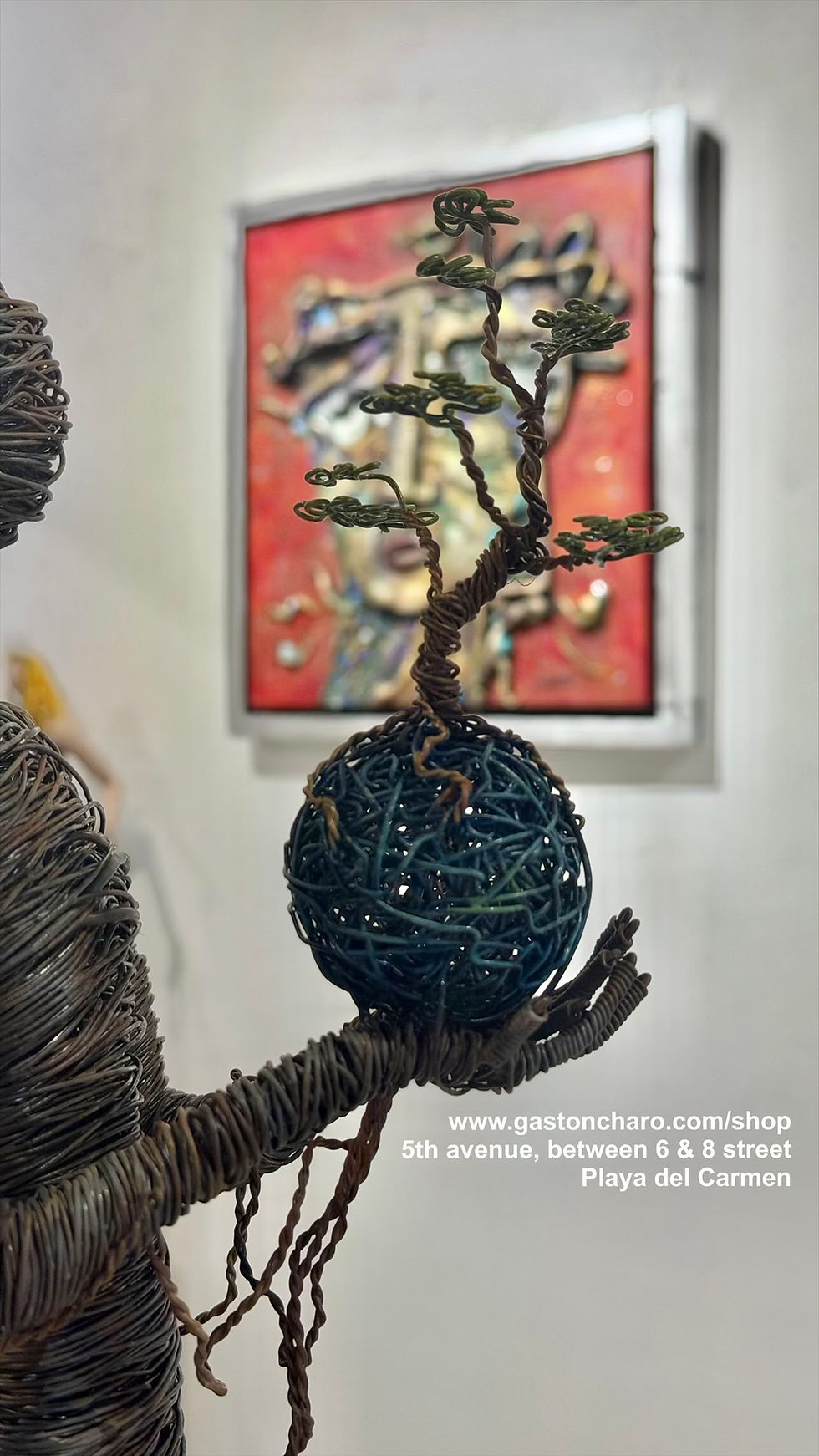 Miniatura: "Guardián de la semilla” - wire sculptures / O. Rivera