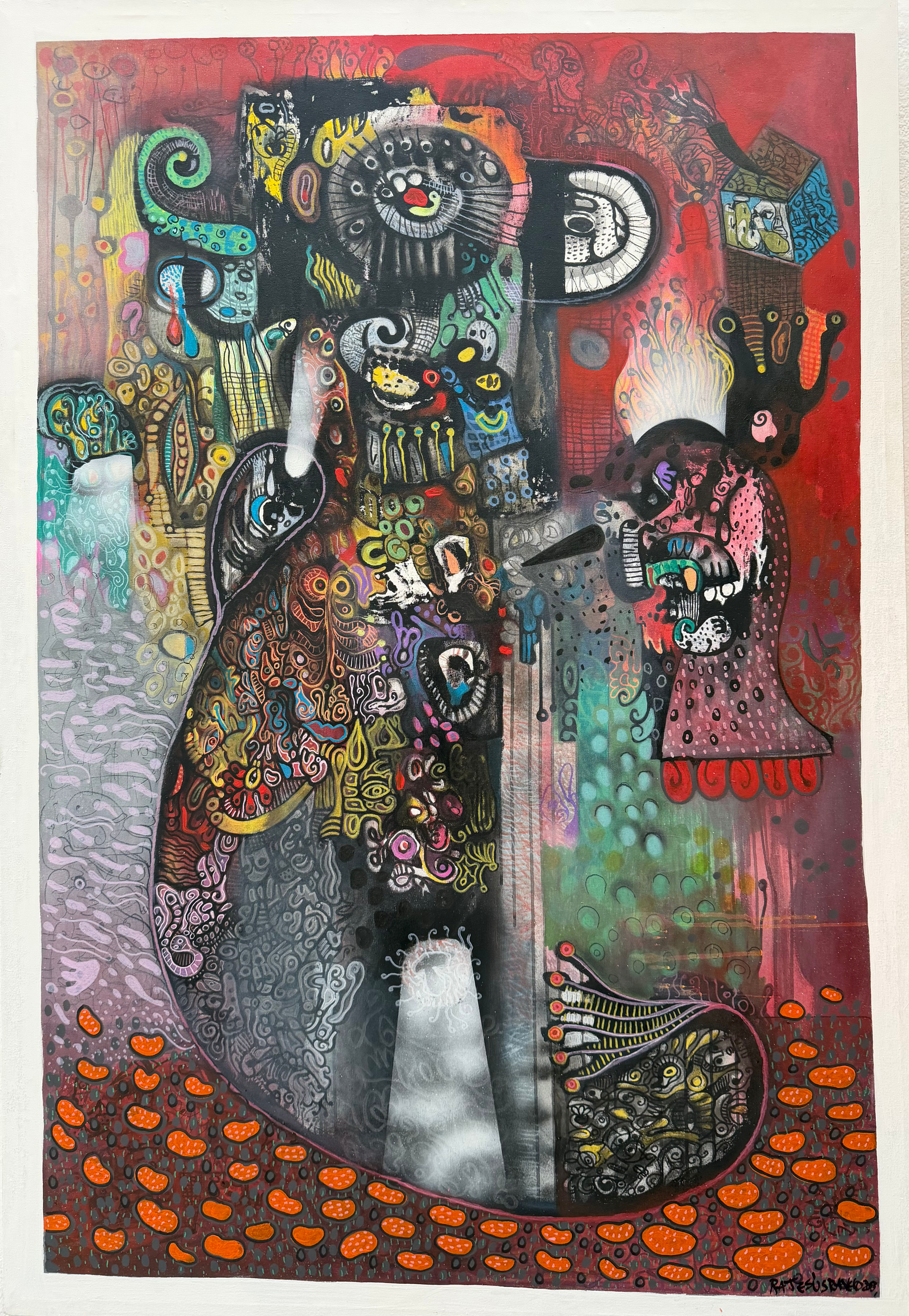 "Cubismo" - Mix media on canvas - Ravelo