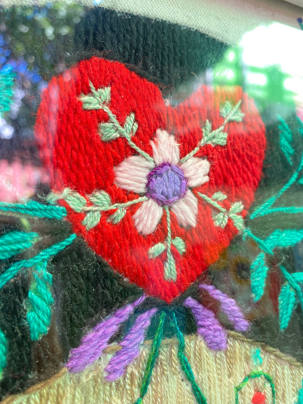Miniatura: “Catrina corazón” - Hand Embroidery - F. Rodriguez