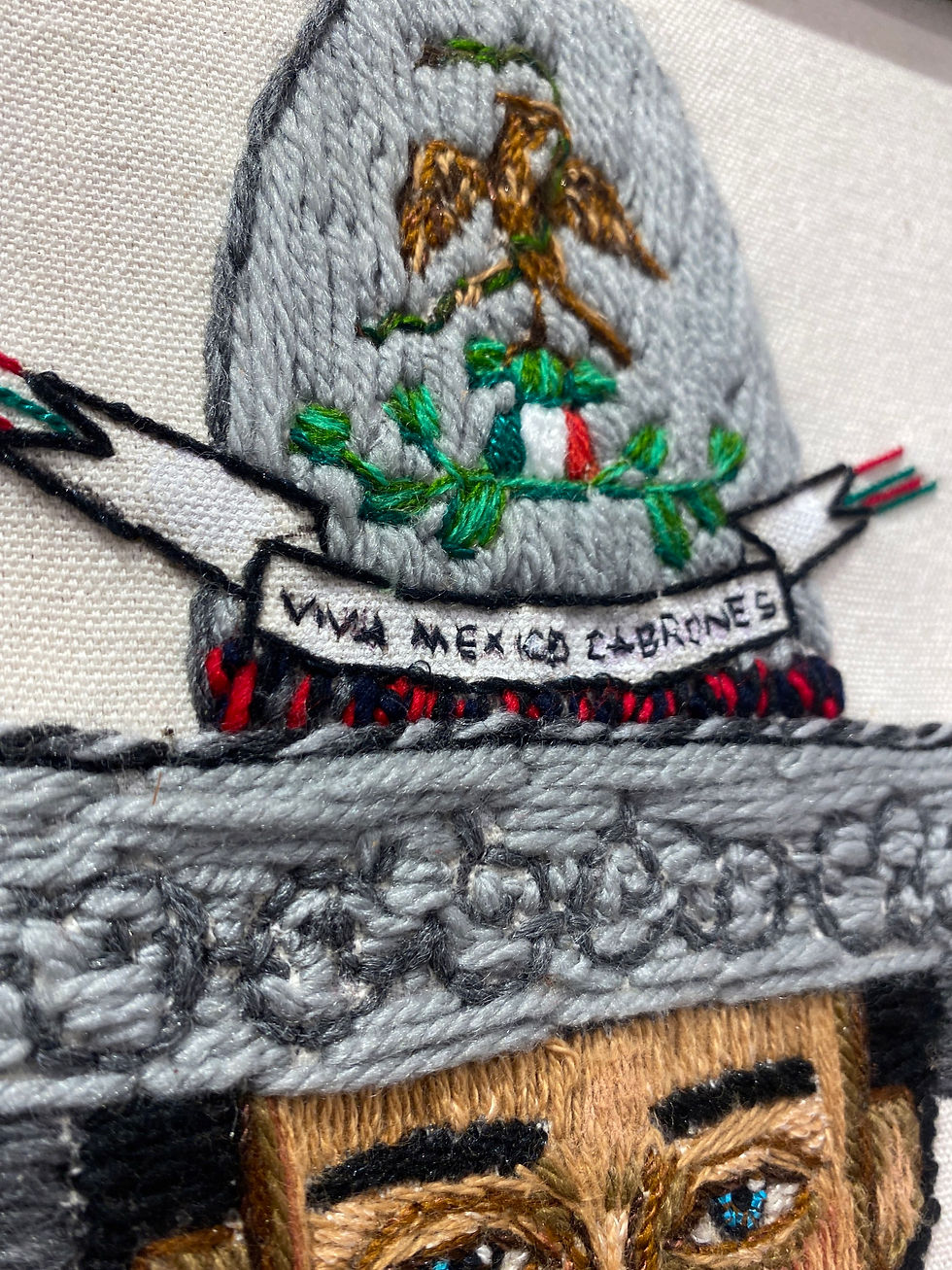 Miniatura: “Bien mexicano”- Hand Embroidery - F. Rodriguez