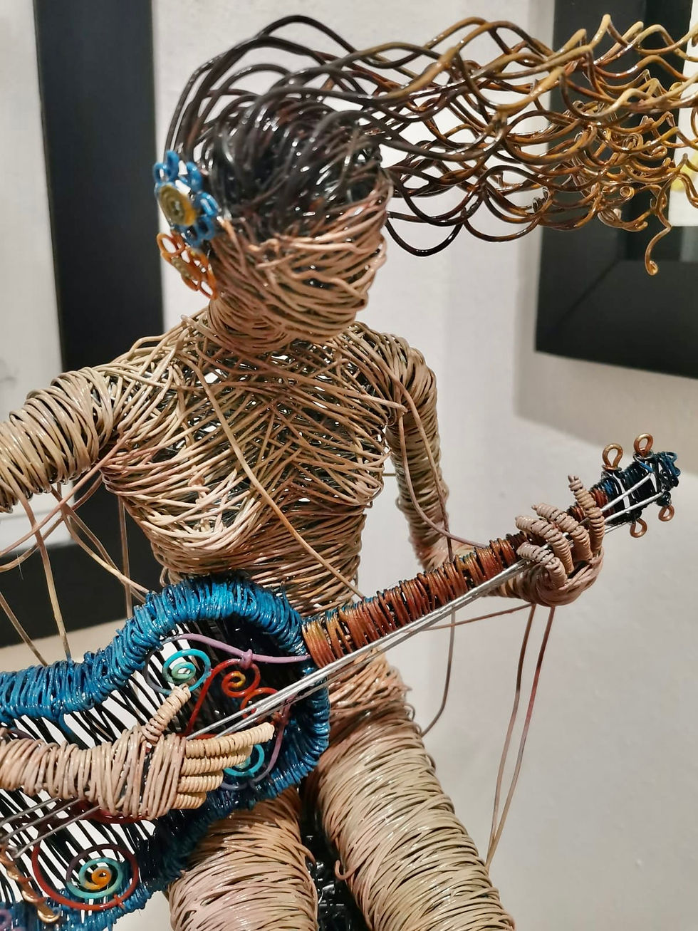 Miniatura: “Guitarrista” - O. Rivera