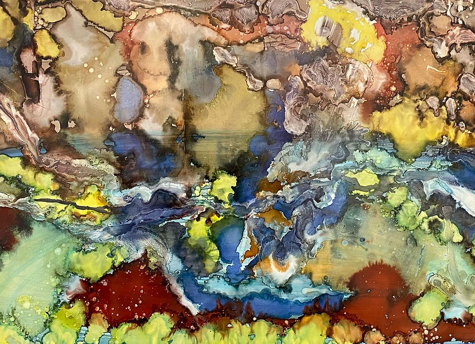 Miniatura: “Expansión” - M.Pat /Original Painting on pvc paper