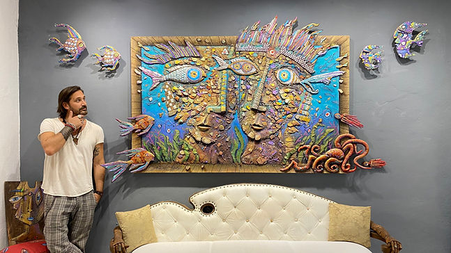ART GALLERY, GASTON CHARO, CHARO ART, CHARO ARTIST, PLAYA DEL CARMEN, FAMOUS ARTIST GASTON