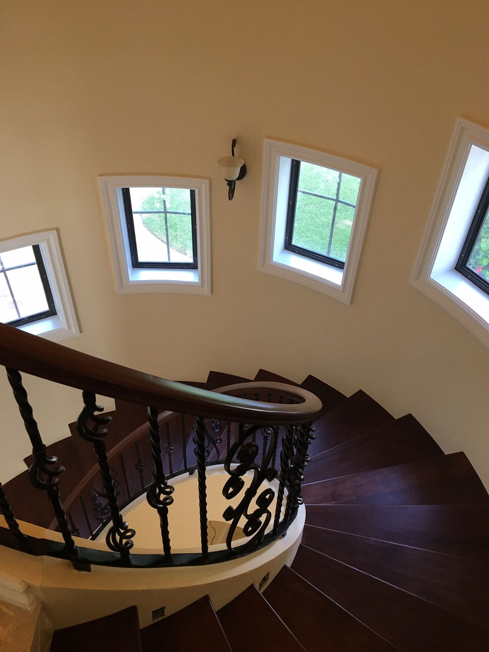 Interior railing and stairs