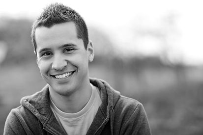 Black and White Portrait of a Male