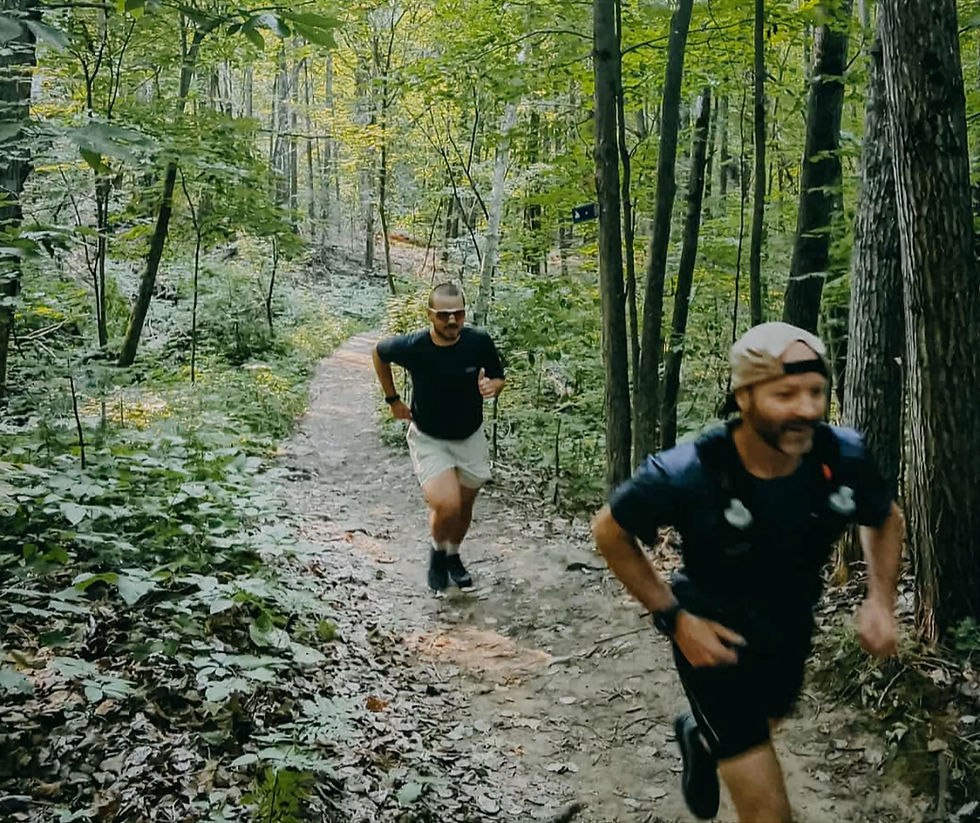 Coureurs en sentier