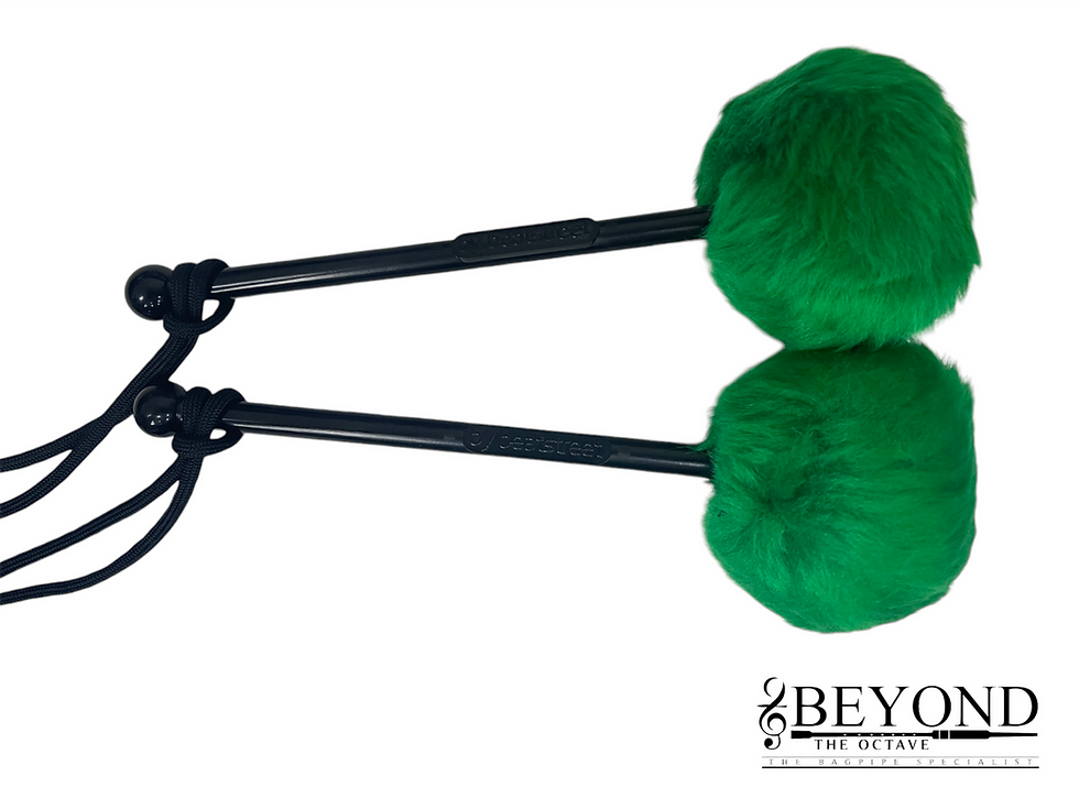 Thumbnail: Beatstreet A3 Tenor Drum Mallets - Standard Black Shaft