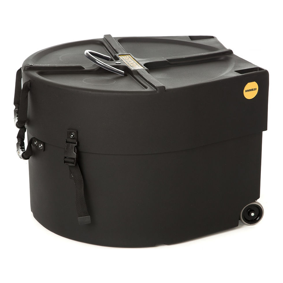 Thumbnail: Hardcase Drum Corps/Marching Band Bass Drum Hard Case