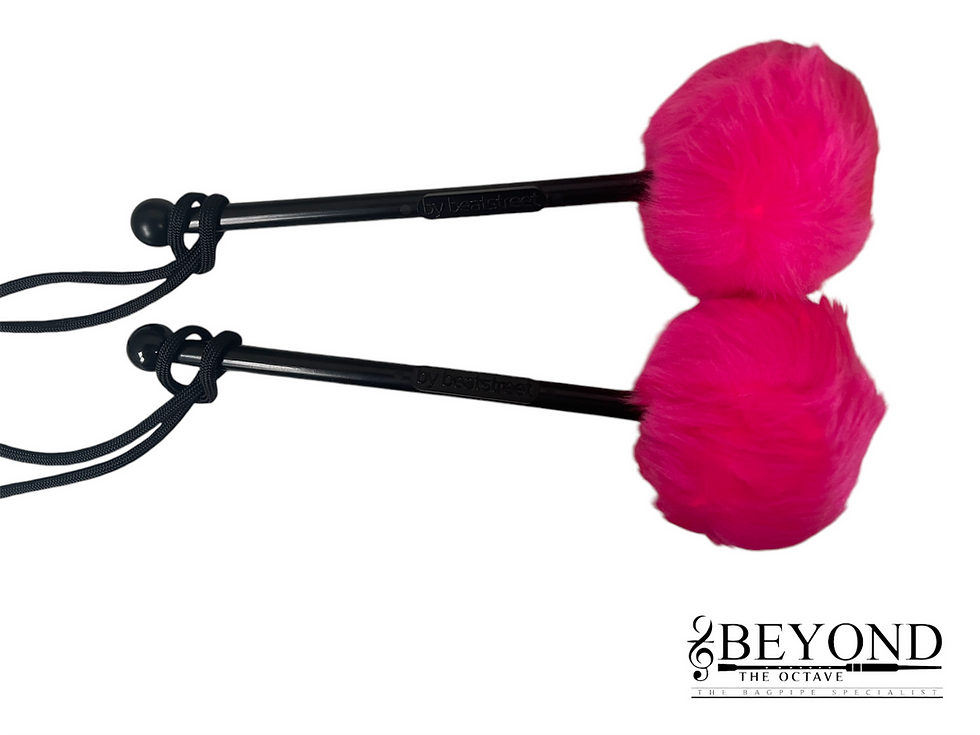 Thumbnail: Beatstreet A3 Tenor Drum Mallets - Standard Black Shaft