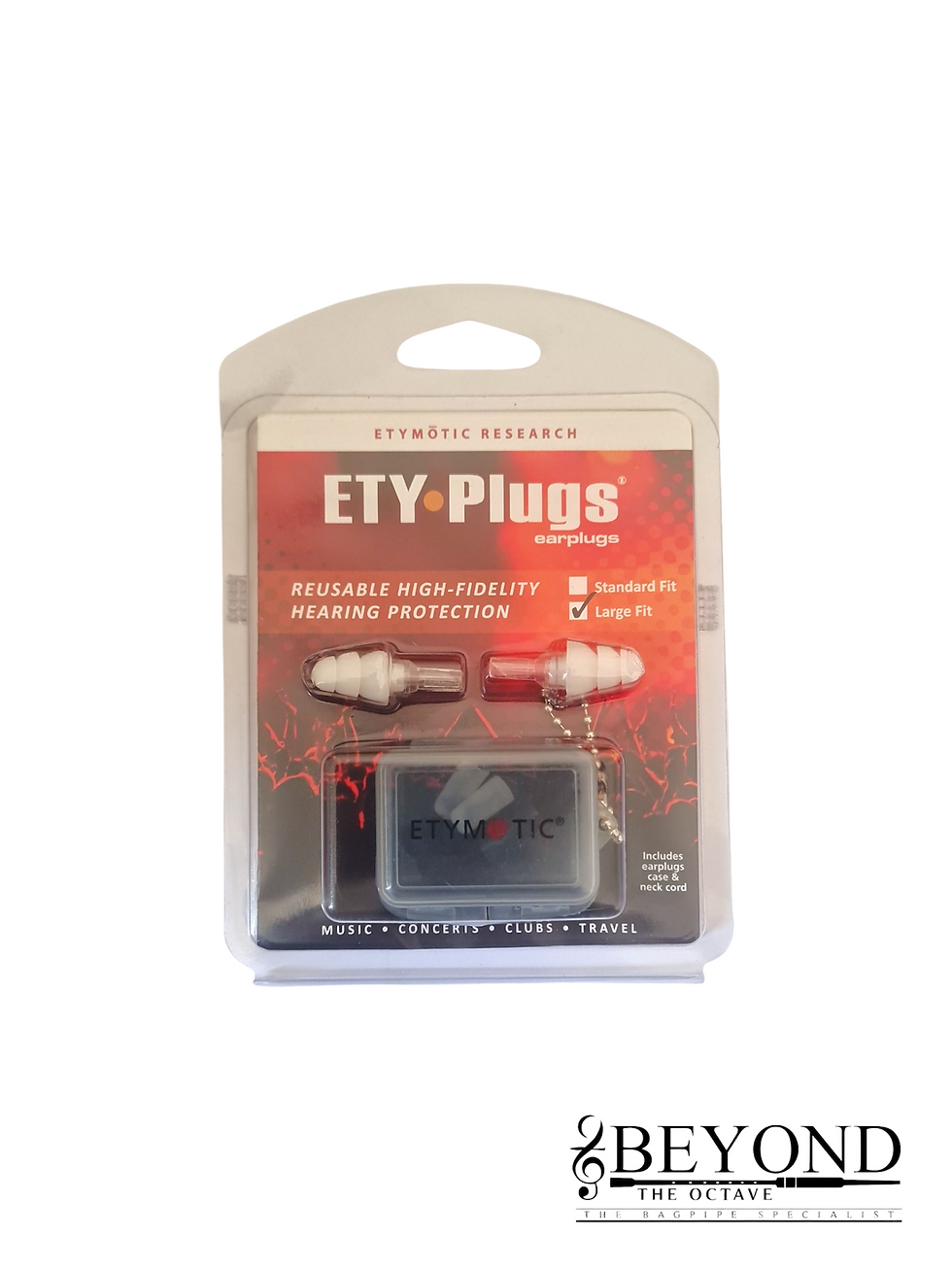 Thumbnail: ETY Plugs ER20 Reusable High Fidelity Hearing Protection Earplugs