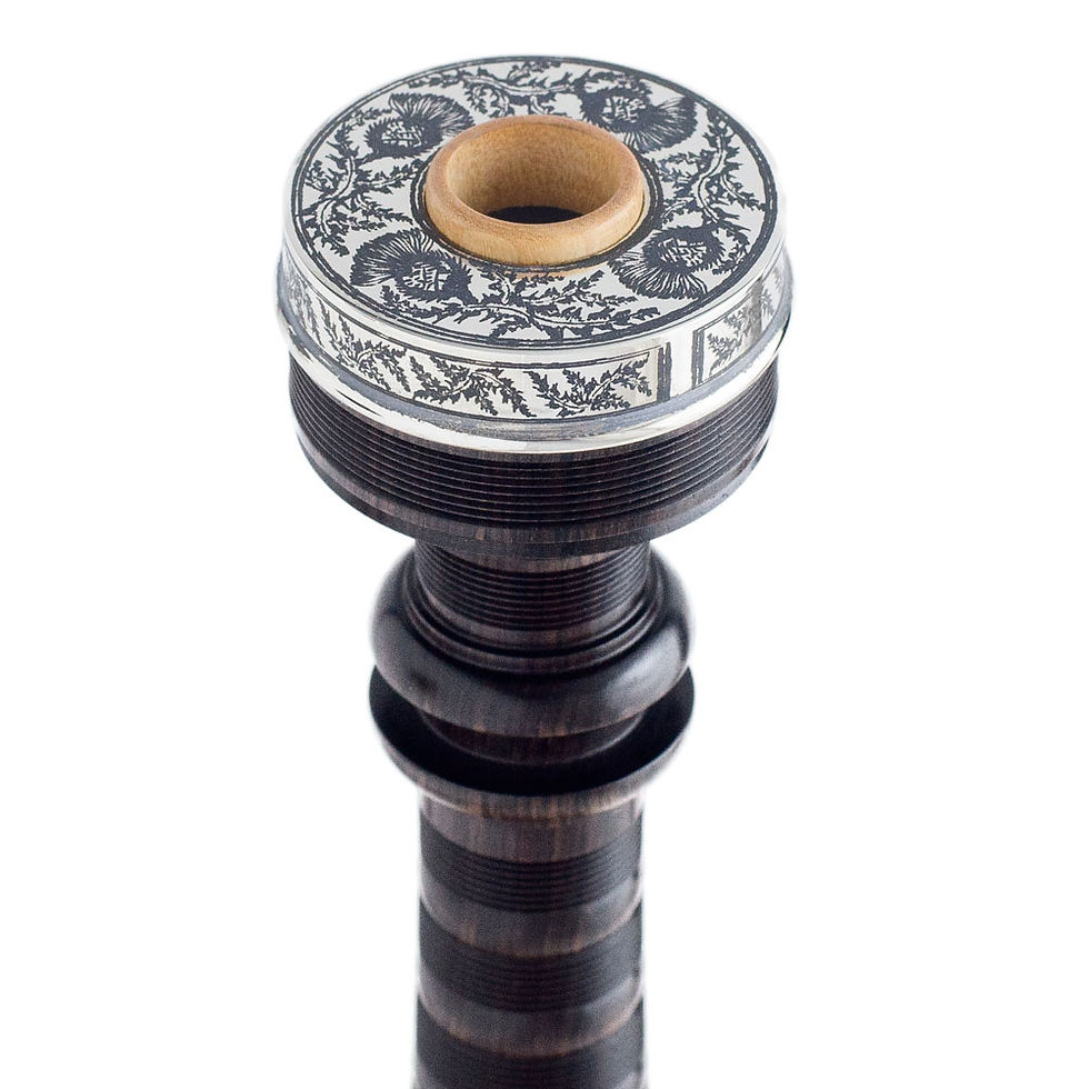 Thumbnail: R.G. Hardie PH1HT Peter Henderson Heritage Thistle Bagpipes