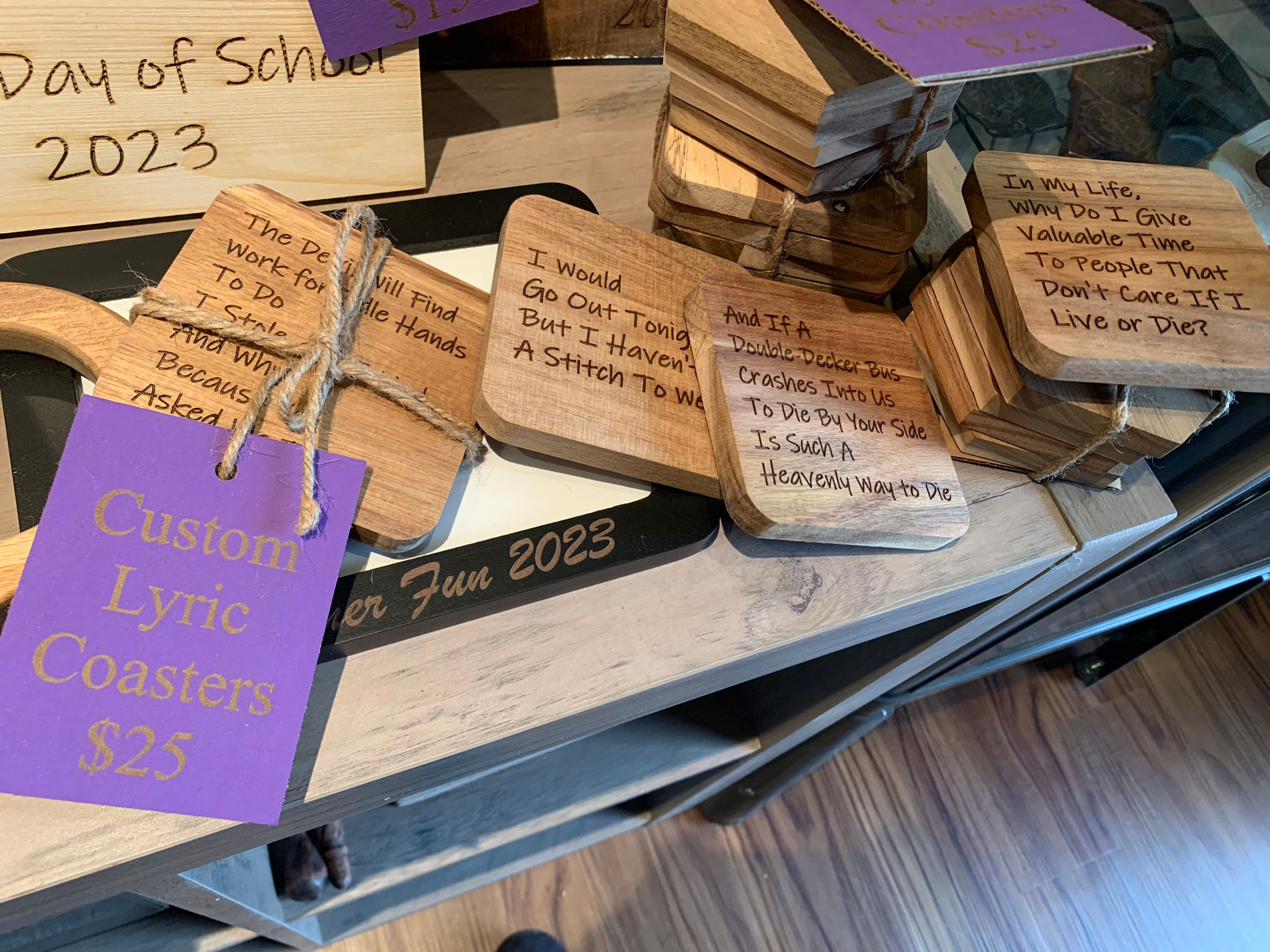 Song Lyric Coasters "The Smiths"