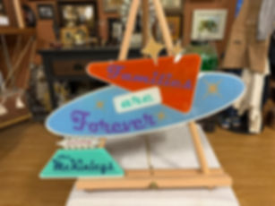 Retro/Atomic Age Family Sign