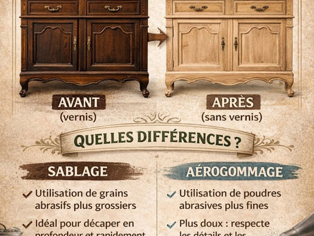 Sablage ou aérogommage : comprendre les différences pour bien choisir