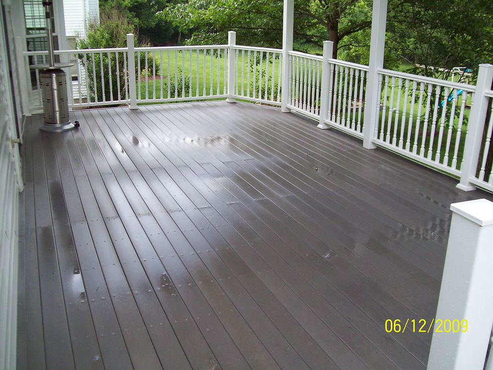 Deck After Hydro-Clean Soft Wash
