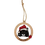 Miniature : suspension de noel en bois personnalisable chat poils longs
