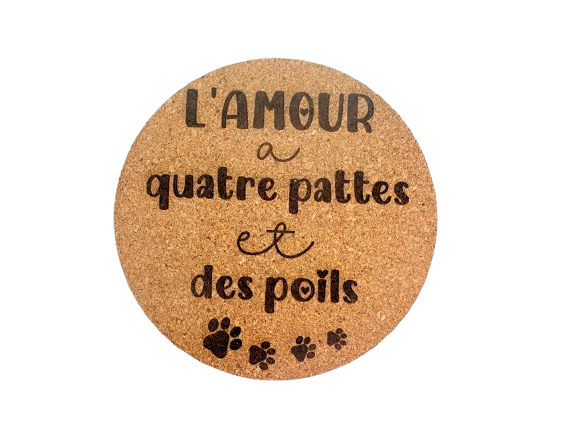 Miniature : dessous de verre humoristique chat dessous de tasse humour chat