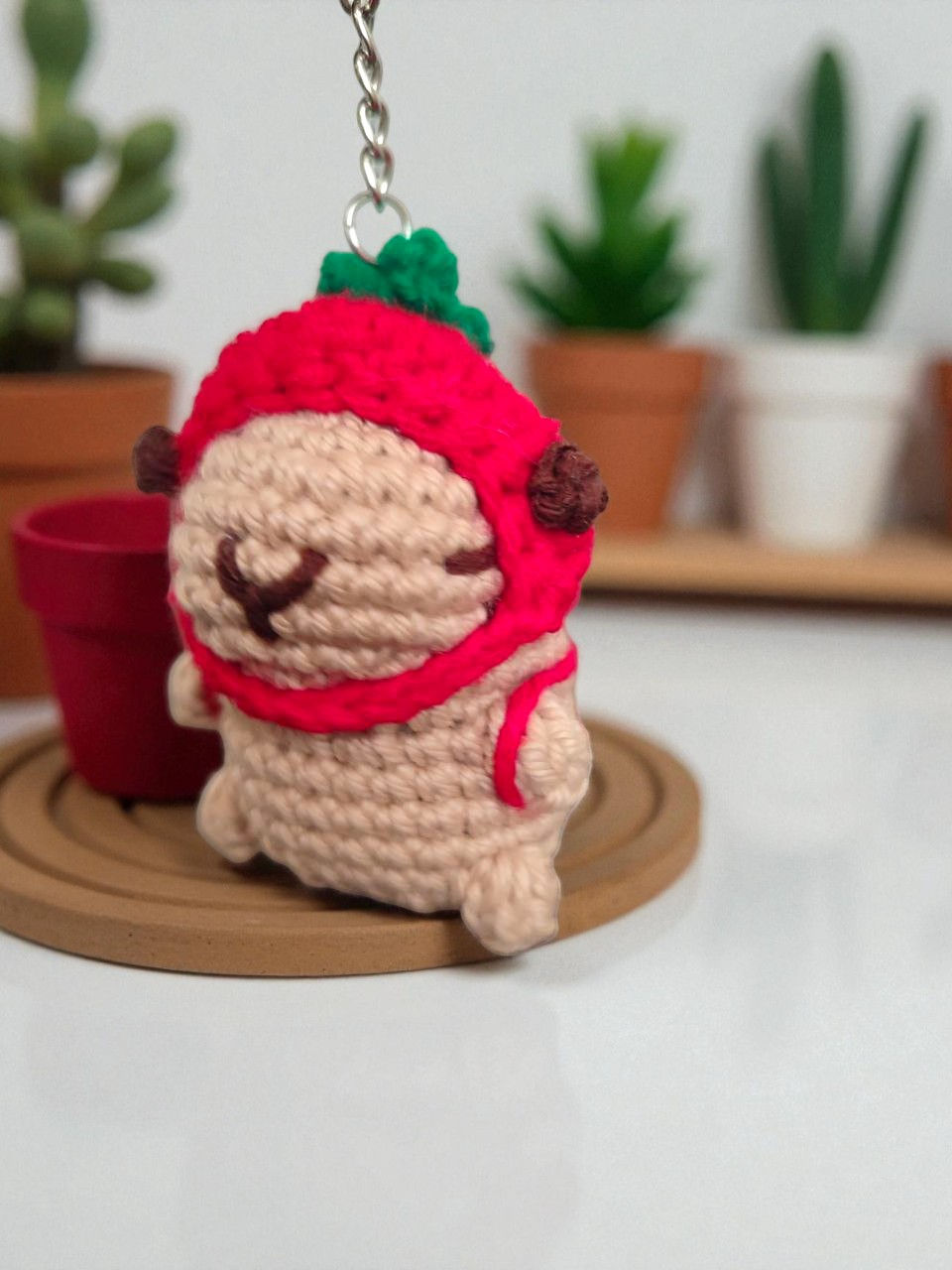 Thumbnail: Crochet Capybara keychain