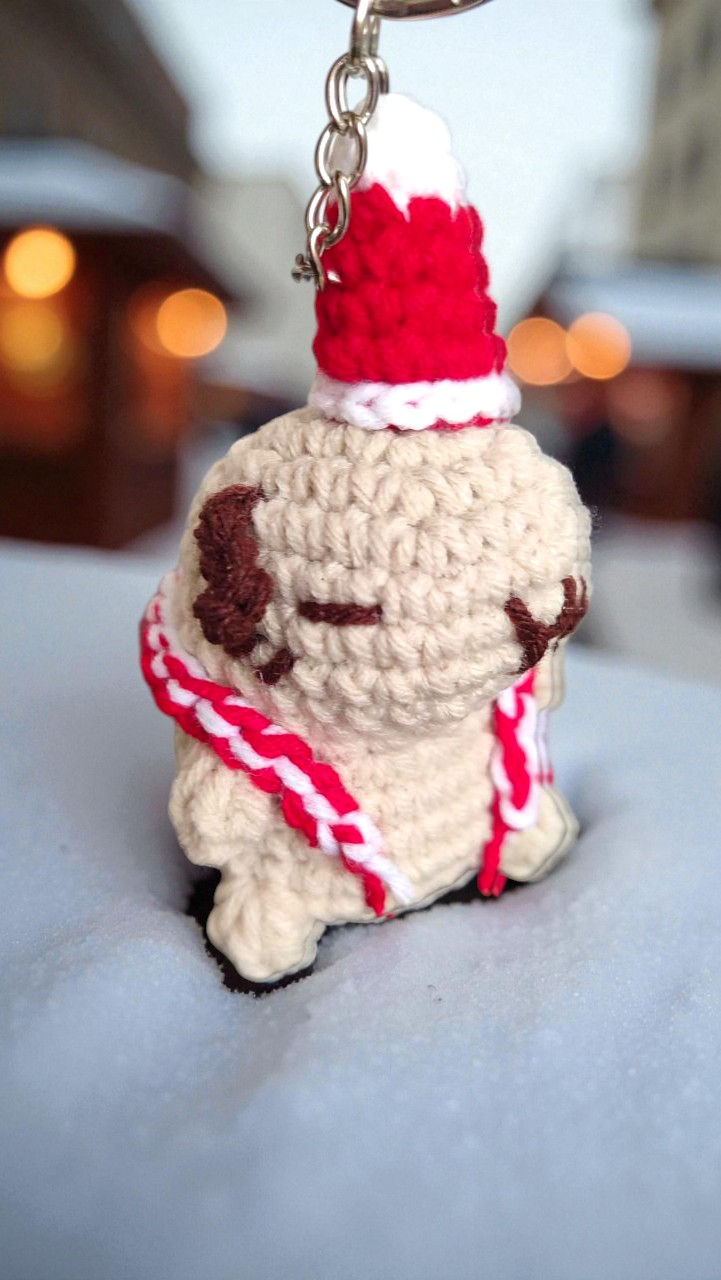 Thumbnail: Crochet Capybara keychain