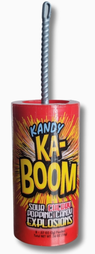 Kandy Ka-Boom - Sour Cherry Popping Candy