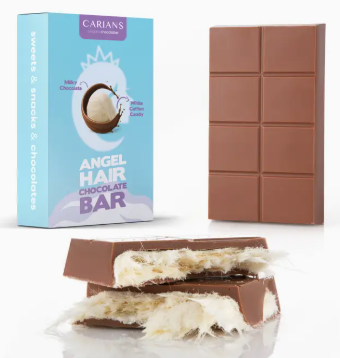 Dubai Angel Hair Cotton Candy Chocolate Bar