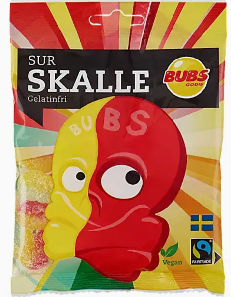 Thumbnail: BUBS Godis SKALLE Candy - Various Flavors