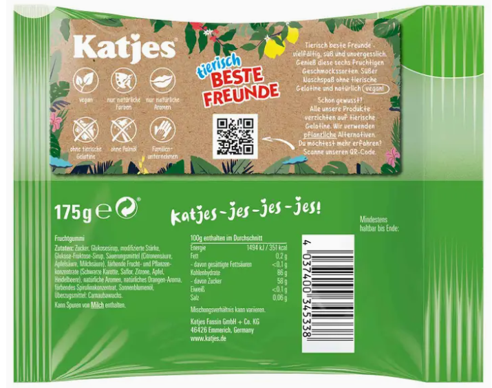 Thumbnail: Katjes - Beste Freunde Gummies