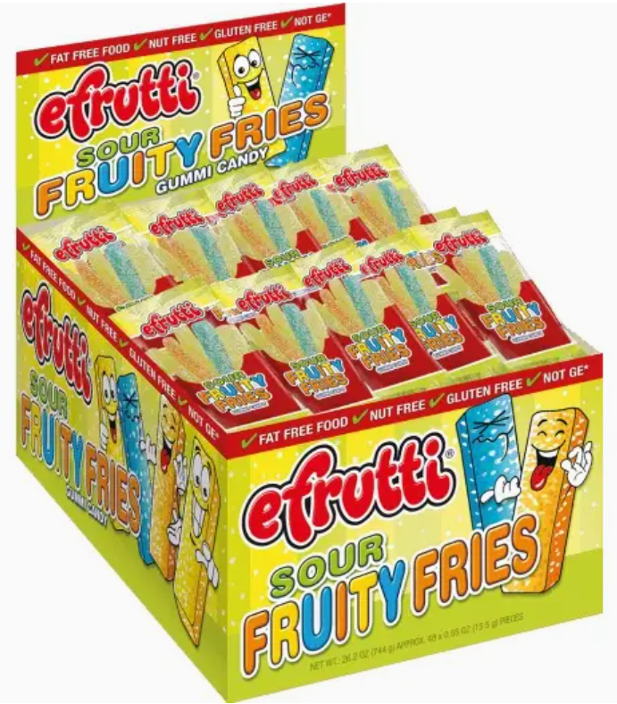 eFrutti - Sour Fruity Fries - Gummi Candy