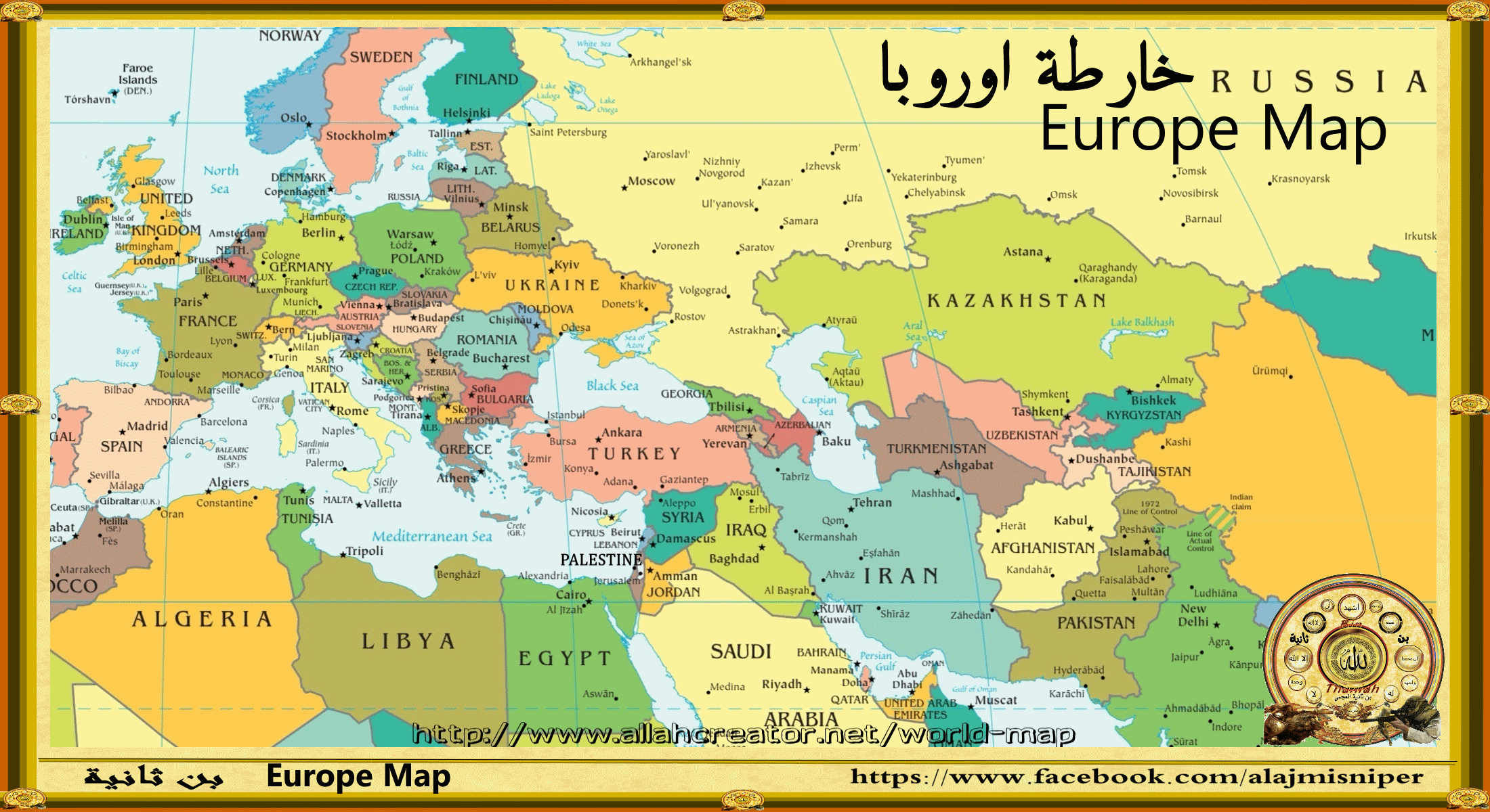 world map