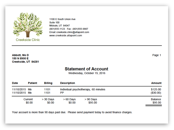Patient Medical Billing